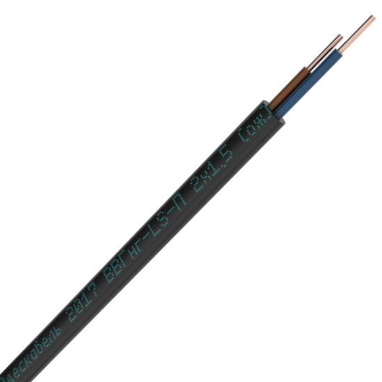 Кабель ВВГнг-LS-П 2x1,5 Одескабель