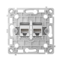 Механізм розетки Ajax OutletCore  Vertical White