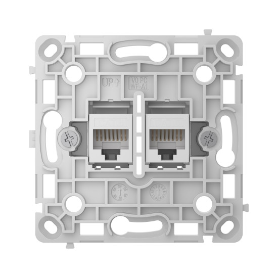 Механізм розетки Ajax OutletCore  Vertical White