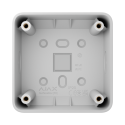 Коробка для зовнішнього монтажу Ajax SurfaceBox для пристрою LightSwitch чи Outlet White