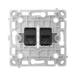Механізм розетки Ajax OutletCore  Vertical Black