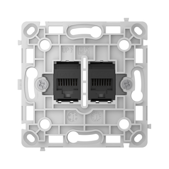 Механізм розетки Ajax OutletCore  Vertical Black