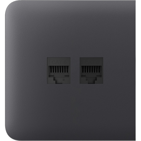 Бічна панель для вбудованої інтернет-розетки Ajax SideCover  Graphite