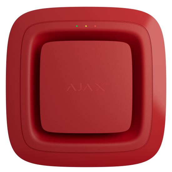 Бездротовий адресний пожежний оповіщувач звуковий Ajax EN54 FireProtect  Jeweller Red