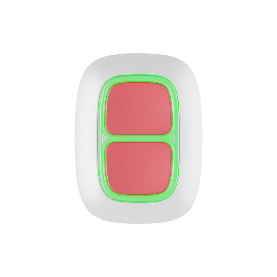 Бездротова екстрена кнопка Ajax DoubleButton White