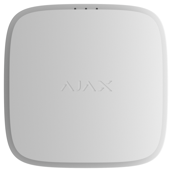 Бездротовий адресний пожежний сповіщувач точковий тепловий Ajax EN54 FireProtect  Jeweller White