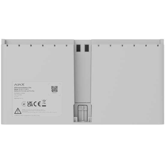 Перезарядна Li-ion батарея для встановлення в EN54 Fire Hub або EN54 Fire ReX Ajax EN54 Internal Battery  White