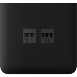Бічна панель для вбудованої інтернет-розетки Ajax SideCover  vertical Black