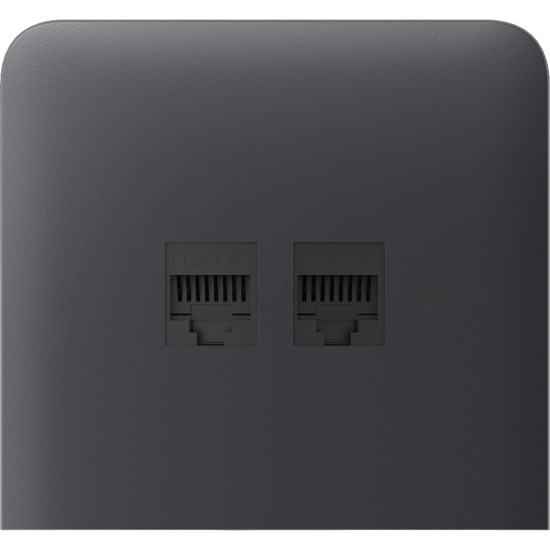 Бічна панель для вбудованої інтернет-розетки Ajax SideCover  vertical Graphite
