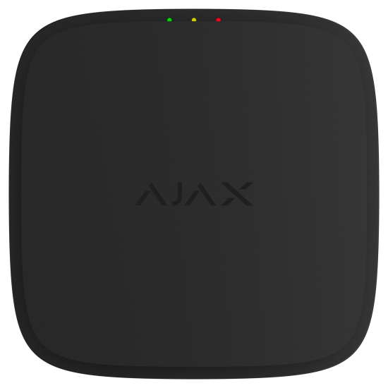 Бездротовий адресний пожежний сповіщувач точковий димовий Ajax EN54 FireProtect  Jeweller Black