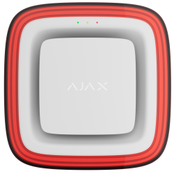 Бездротовий адресний пожежний оповіщувач світлозвуковий Ajax EN54 FireProtect  Jeweller White