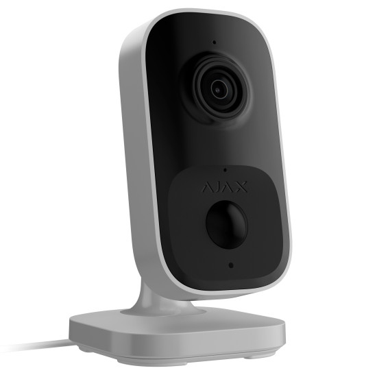 Wi-Fi камера відеоспостереження з ІЧ датчиком руху та вбудованим ШІ Ajax IndoorCam White