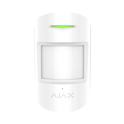 Бездротовий датчик руху і розбиття Ajax CombiProtect White