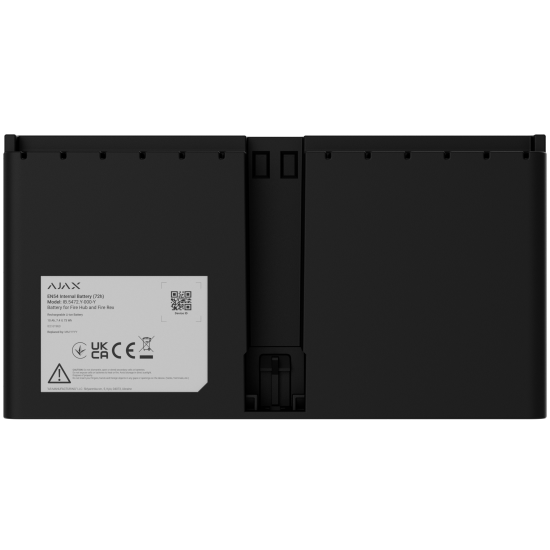 Перезарядна Li-ion батарея для встановлення в EN54 Fire Hub або EN54 Fire ReX Ajax EN54 Internal Battery  Black