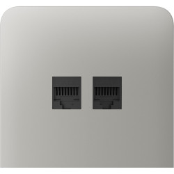 Бічна панель для вбудованої інтернет-розетки Ajax SideCover  vertical Oyster