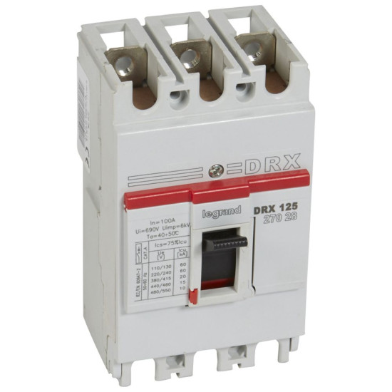 Автовимикач DRX125 50A 3п 20кА, Legrand