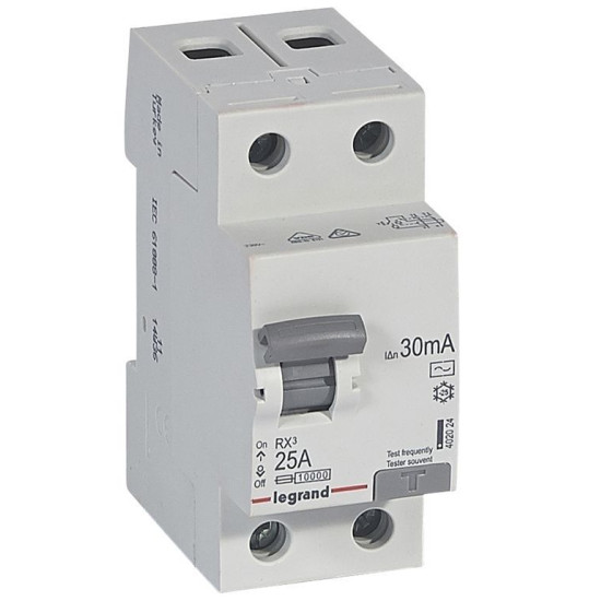 ПЗВ Legrand (402024) RX3 1Р+N 25А 30mA AC