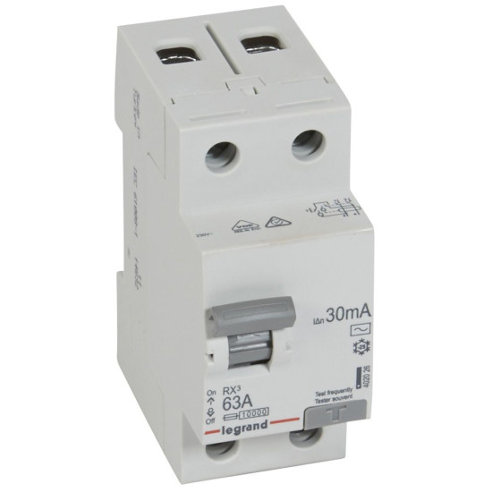 ПЗВ Legrand (402026) RX3 1Р+N 63А 30mA AC