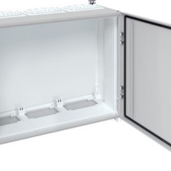 Трисекційна шафа Hager FR53S Univers IP55/II 800x800x275мм (сірий)