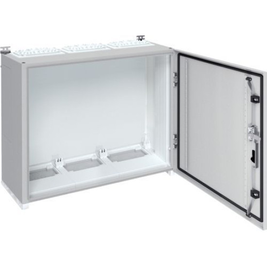 Трисекційна шафа Hager FR53S Univers IP55/II 800x800x275мм (сірий)