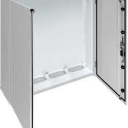Чотирьохсекційна шафа Hager FR84S Univers IP55/II 1250x1050x275мм (сірий)
