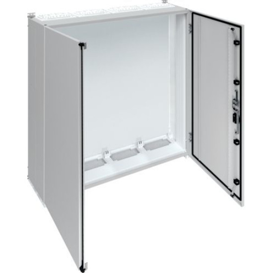 Чотирьохсекційна шафа Hager FR84S Univers IP55/II 1250x1050x275мм (сірий)