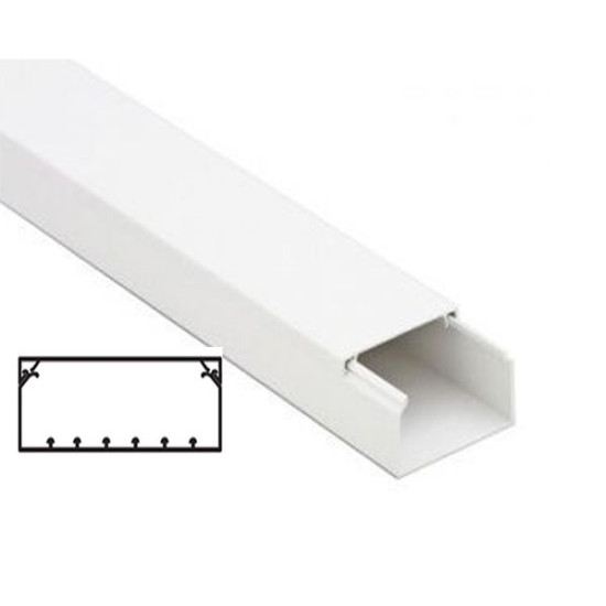 Короб із напрямними In-Liner, 100x60, довжина 2м, колір білий, DKC
