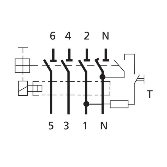 ПЗВ ETI 002062145 EFI-4 80/0.03 тип AC (10kA)