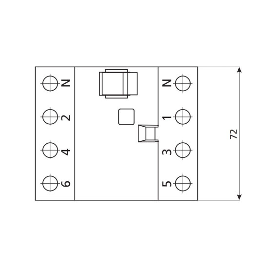 ПЗВ ETI 002062145 EFI-4 80/0.03 тип AC (10kA)