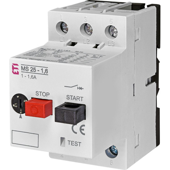 Автомат захисту двигуна ETI 004600060 MS25-1.6