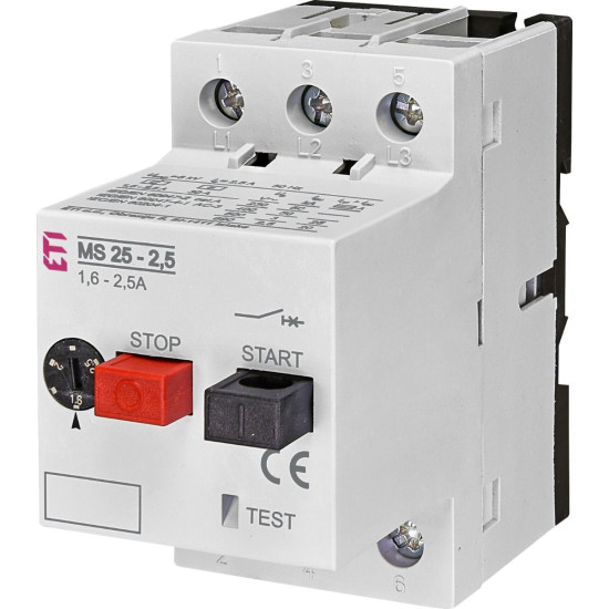 Автомат захисту двигуна ETI 004600070 MS25-2.5