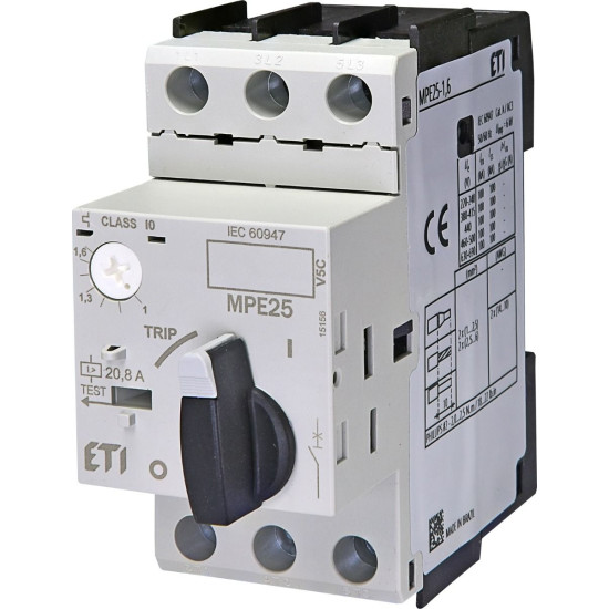 Автомат захисту двигуна ETI 004648006 MPE25-1.6