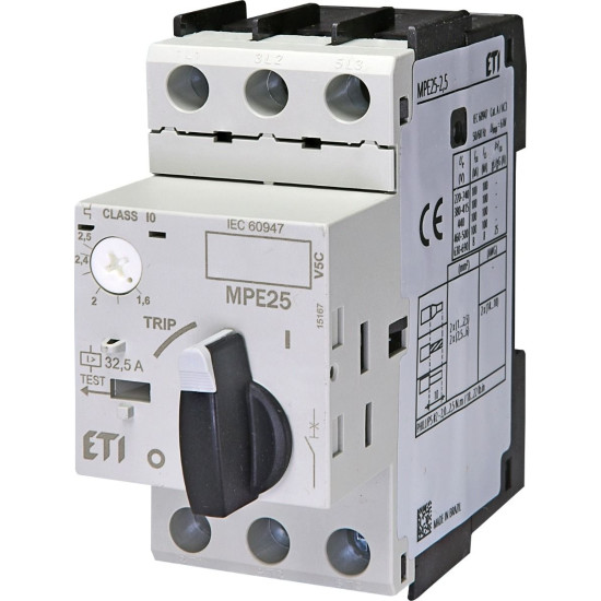 Автомат захисту двигуна ETI 004648007 MPE25-2.5