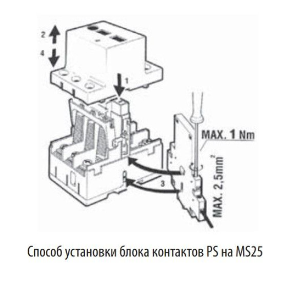 Блок-контакт ETI 004600140 PS 10 (NO)