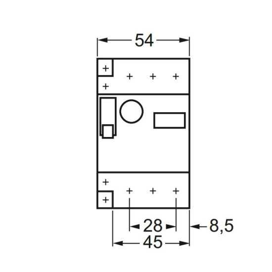 Автомат захисту двигуна ETI 004646620 MSP0-1.6 (0.37-0.55 kW 1.0-1.6A)