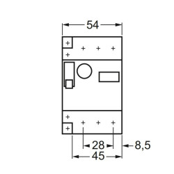 Автомат захисту двигуна ETI 004646625 MSP0-16 (7.5 kW 10-16A)