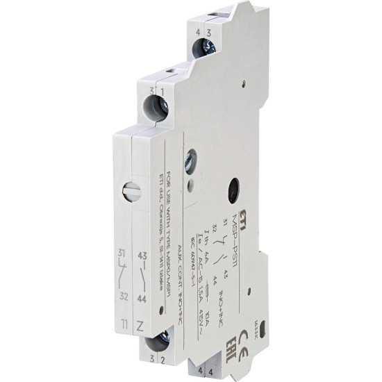 Блок контактів ETI 004646631 MSP-PS11 (1НО+1НЗ 3А 230V)