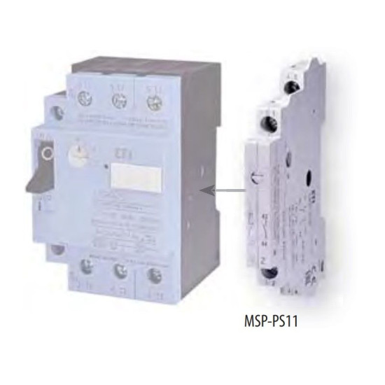 Блок контактів ETI 004646631 MSP-PS11 (1НО+1НЗ 3А 230V)