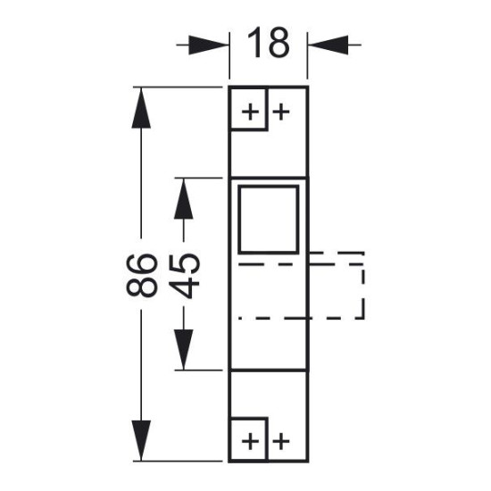 Незалежний розчіплювач ETI 004646633 MSP-A 24V AC