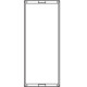 Порожній блок Hager UD41F1 Univers 600x250мм