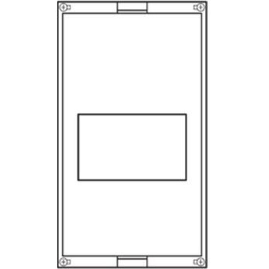 Вставний блок Hager UK31C2 Univers для корпусної автоматики h400-630 450х250мм