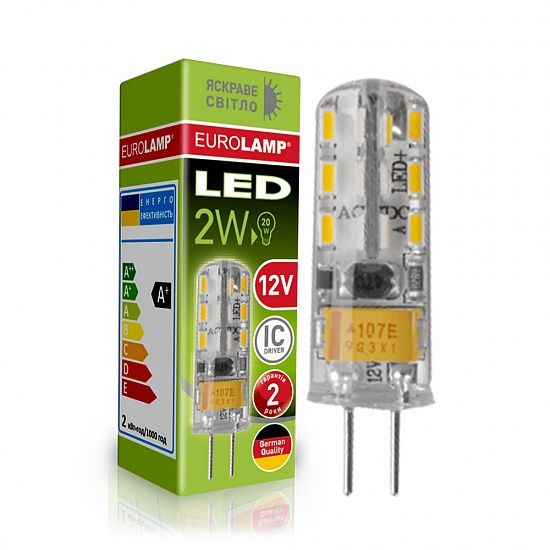 Світлодіодна лампа Eurolamp G4 2Вт 4000K 12В