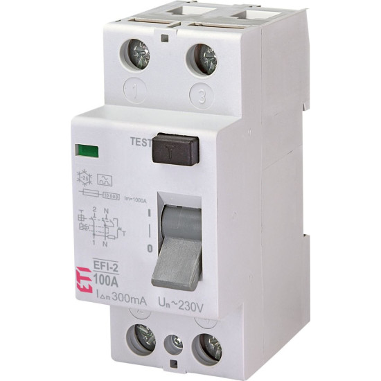 ПЗВ ETI 002062534 EFI-2 100/0.3 тип A (10kA)