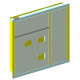 Екран монтажного боксу Білмакс Б00012480 BW 2 5.4 BOX Wall