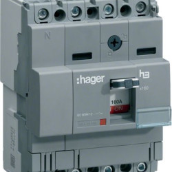 Корпусний роз'єднувач Hager HCA126H x160 In= 125А 4P