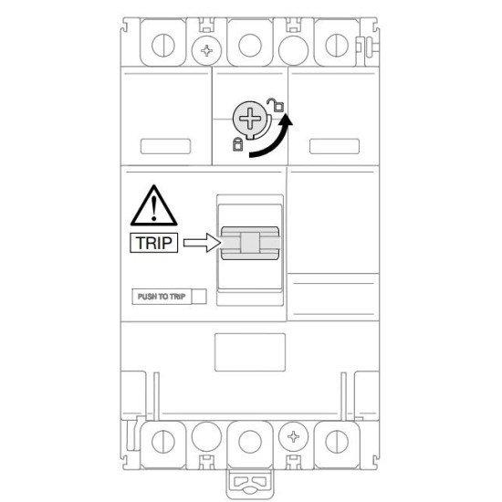 Автоматичний вимикач Hager HDA041L x160 In=40А 4P 18кА