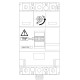 Автоматичний вимикач Hager HDA051L x160 In=50А 4P 18кА