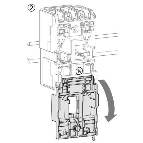 Автоматичний вимикач Hager HDA051L x160 In=50А 4P 18кА