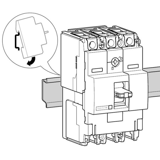 Автоматичний вимикач Hager HDA017L x160 In=16А 4P 18кА