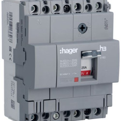 Автоматичний вимикач Hager HDA026L x160 In=25А 4P 18кА